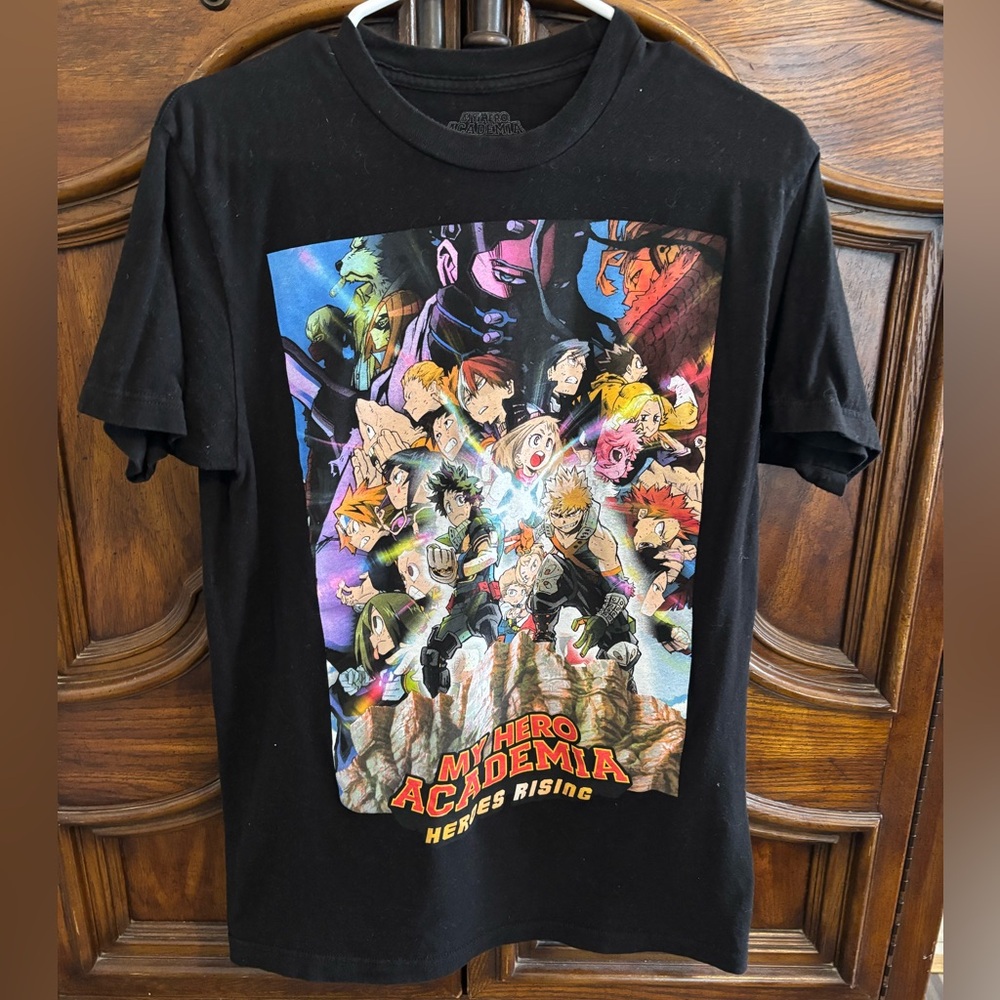 My Hero Academia heroes riding movie poster  t-shirt